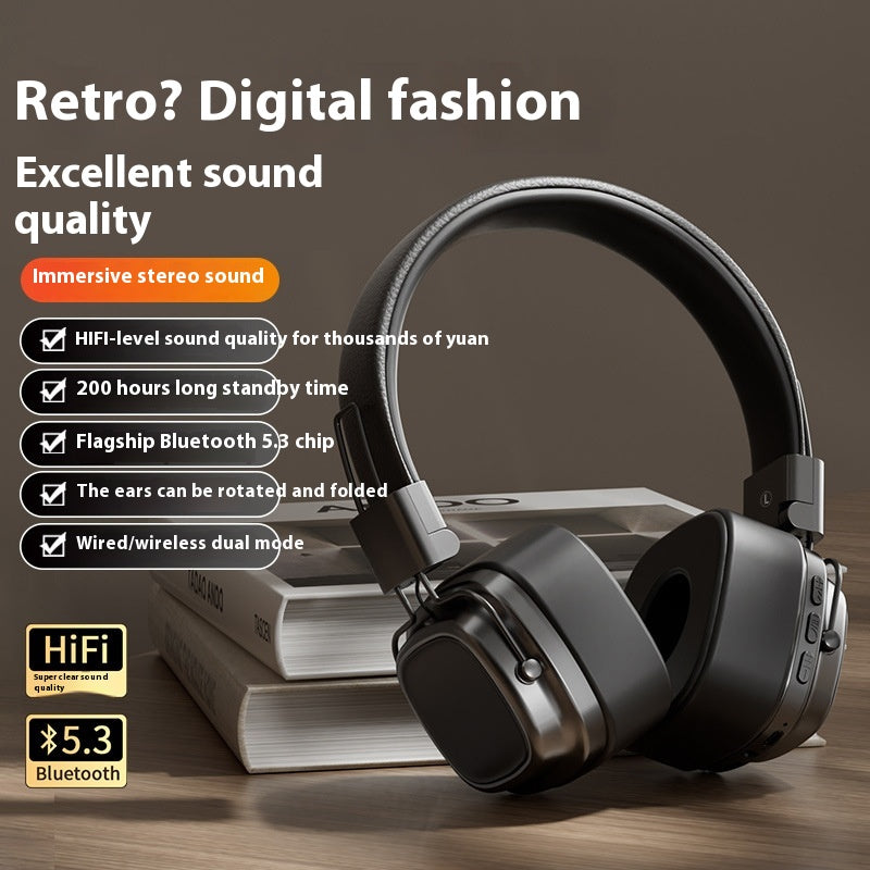 Retro Wireless Over-Ear Headphones