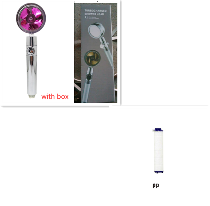 High-Pressure Turbo Fan Shower Head
