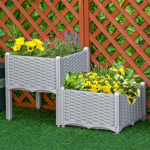 Raised Garden Beds with Legs (2-Pack)