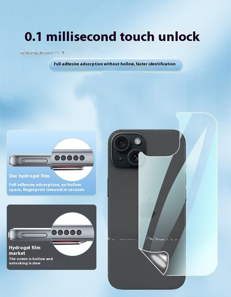 Clear Back Protector Film for iPhone
