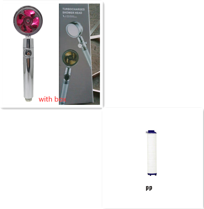 High-Pressure Turbo Fan Shower Head