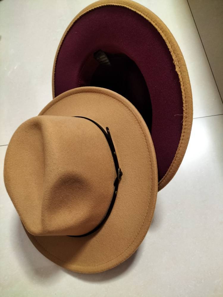 Two-Tone Wool Fedora