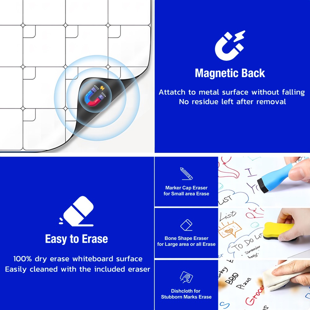 Magnetic Fridge Whiteboard