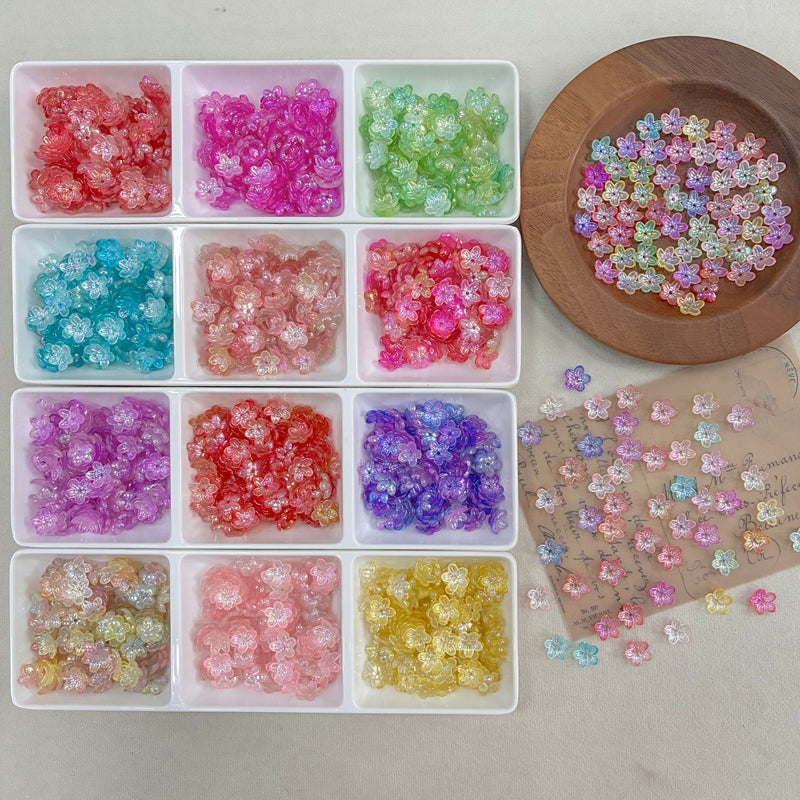 Glow-in-the-Dark Flower Beads