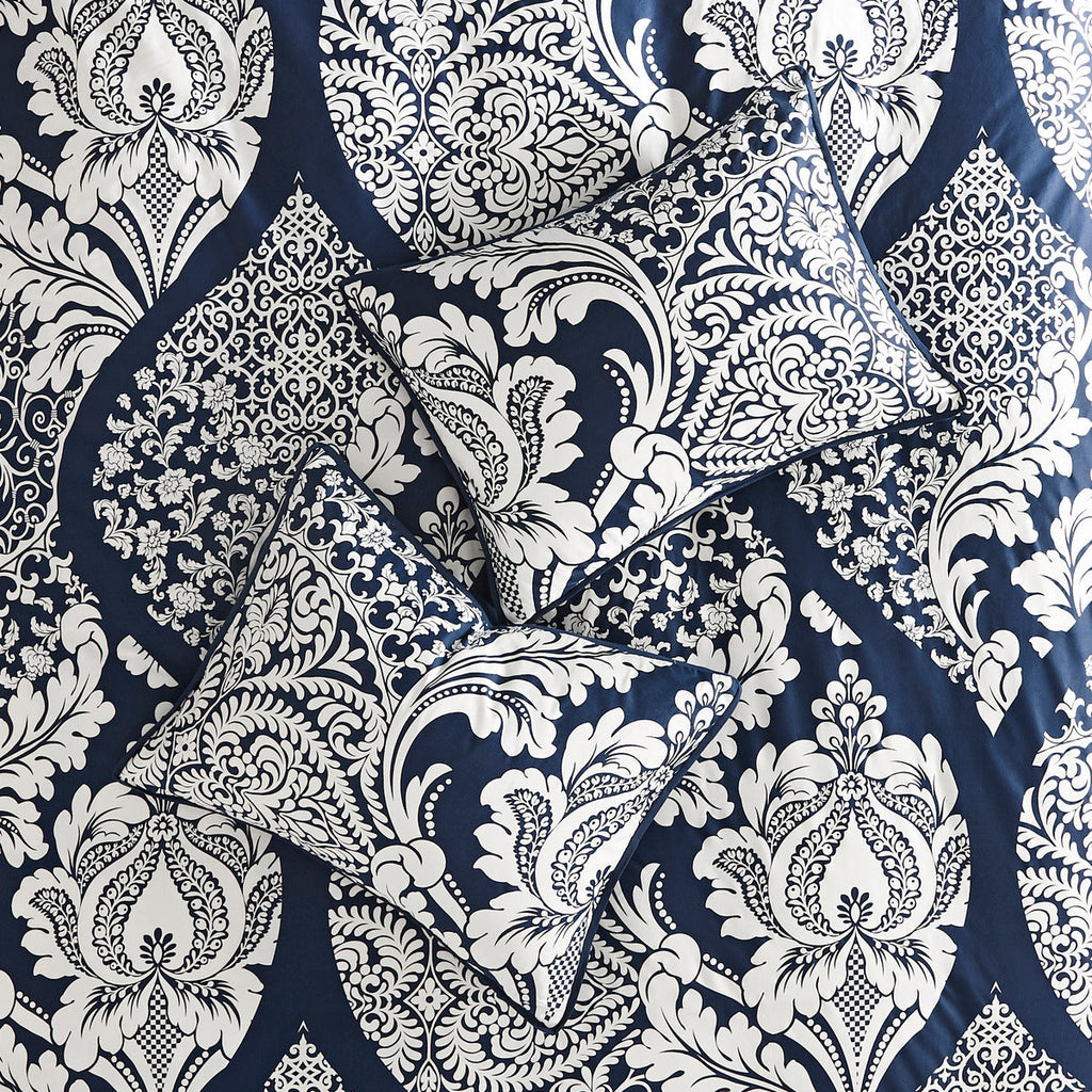 7-Piece Printed Cotton Comforter Set (King)