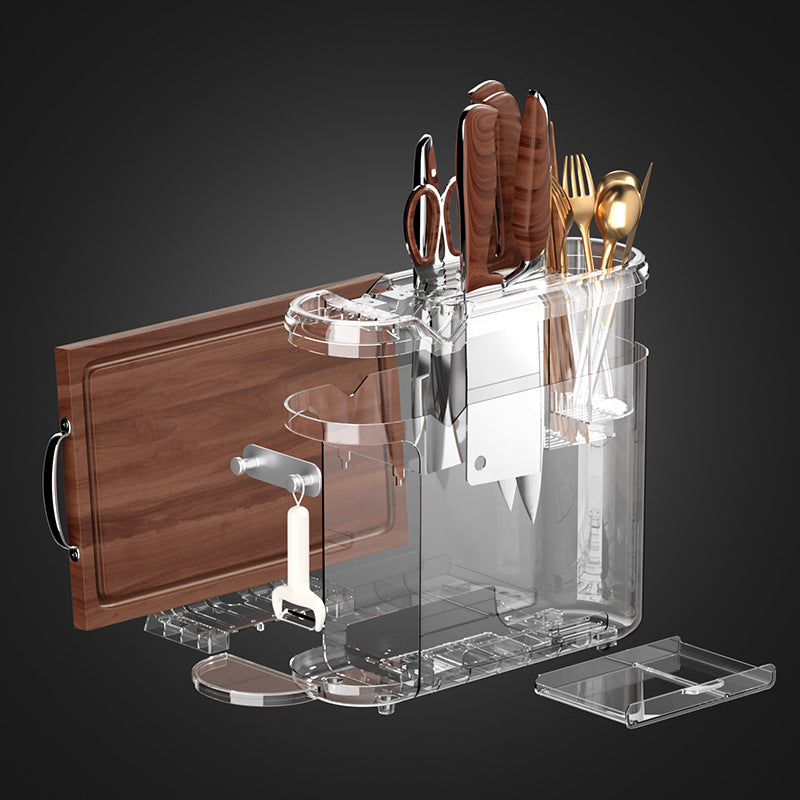 Knife & Cutting Board Rack