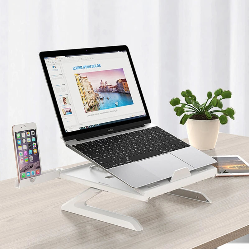 Foldable Aluminum Laptop & Monitor Stand