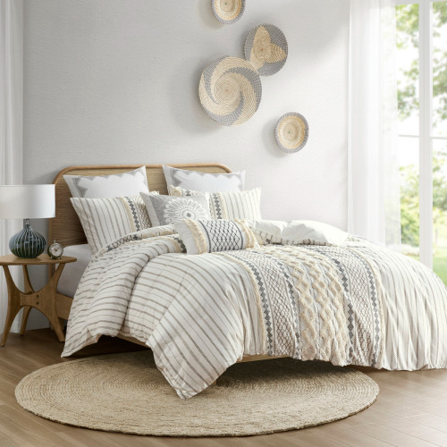 Cotton Chenille Duvet Cover Set (Full/Queen)