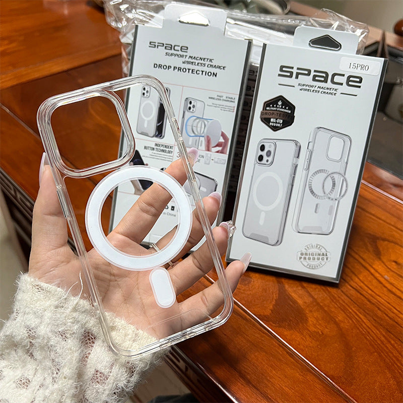 Clear Magnetic Acrylic iPhone Case