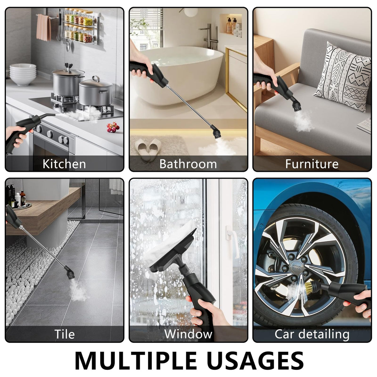 2500W Handheld Steam Cleaner
