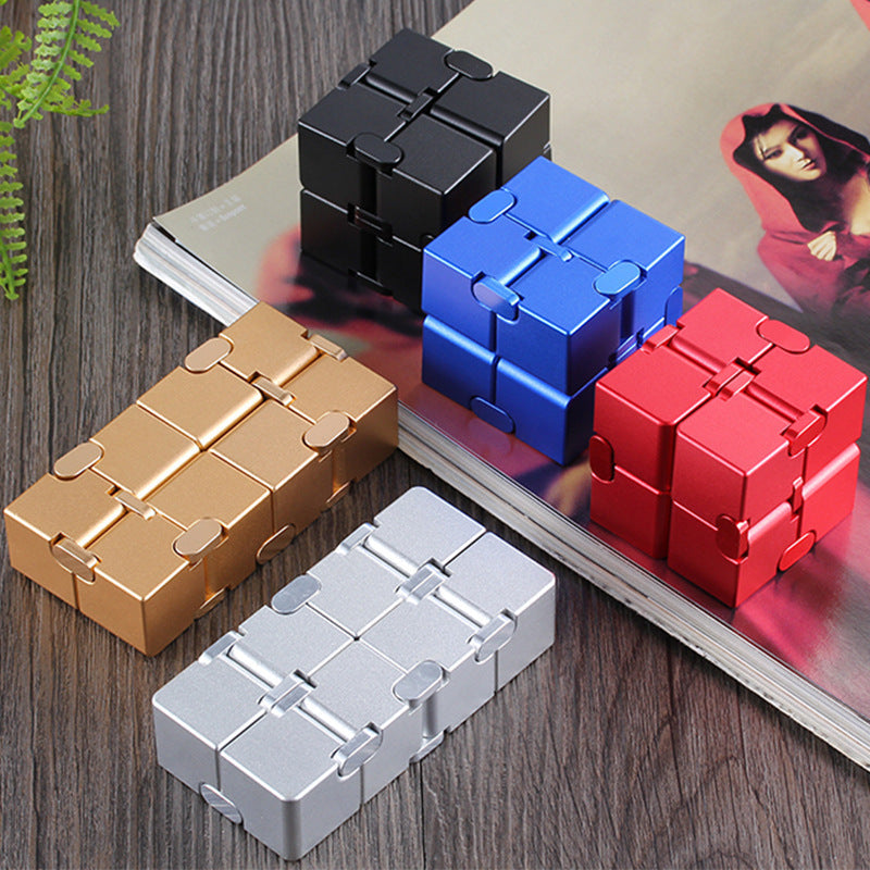 Aluminum Infinity Fidget Cube