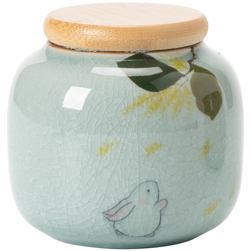 Mini Ceramic Tea Canister