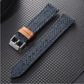 Vintage Tweed Leather Watch Strap