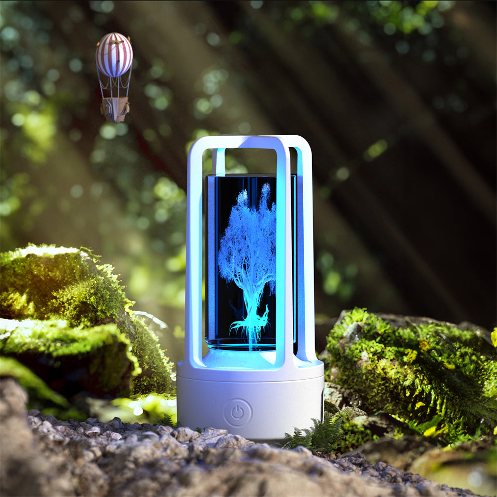 Acrylic Night Lamp & Bluetooth Speaker