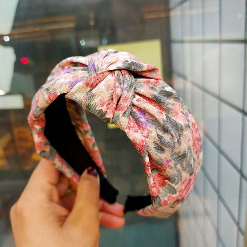 Wide Printed Fabric Headband