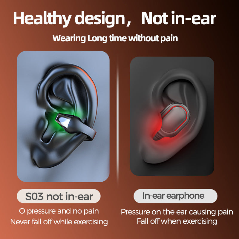 Open-Ear Clip Wireless Earbuds