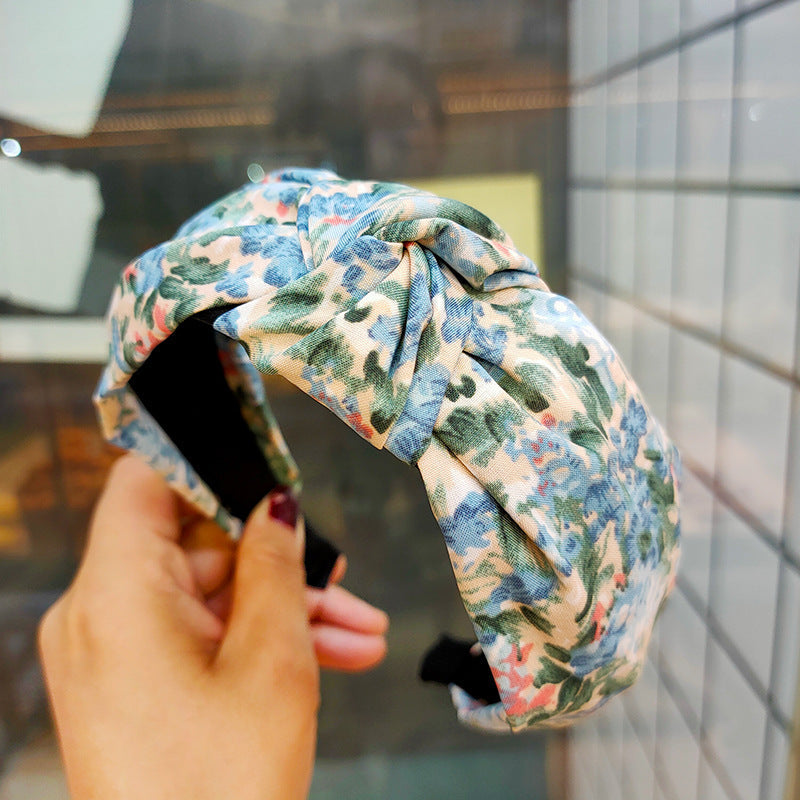Wide Printed Fabric Headband