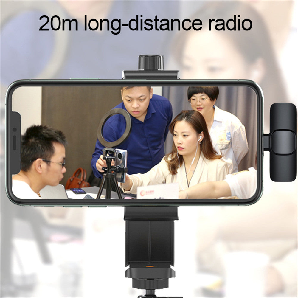Wireless Lavalier Microphone for iPhone & Android