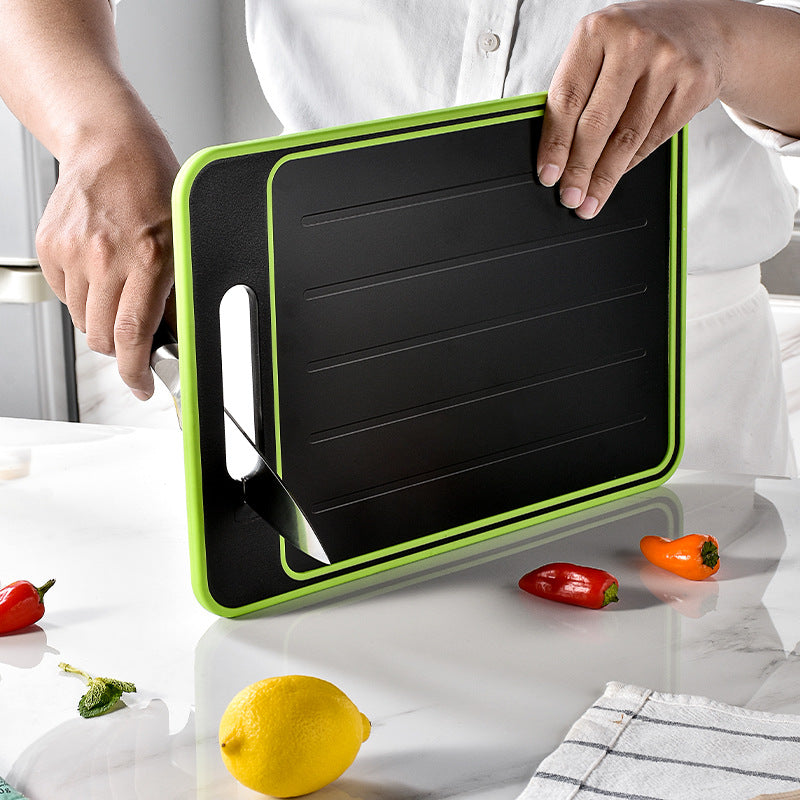 Defrosting Cutting Board with Sharpener