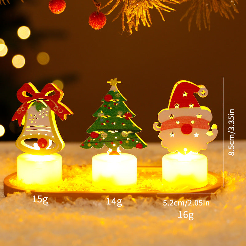 LED Christmas Candle Figures