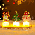 LED Christmas Candle Figures