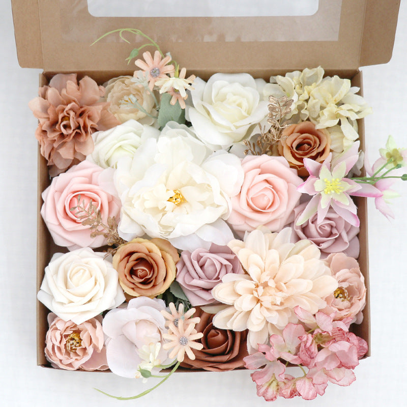 Boxed Silk Flower Bouquet