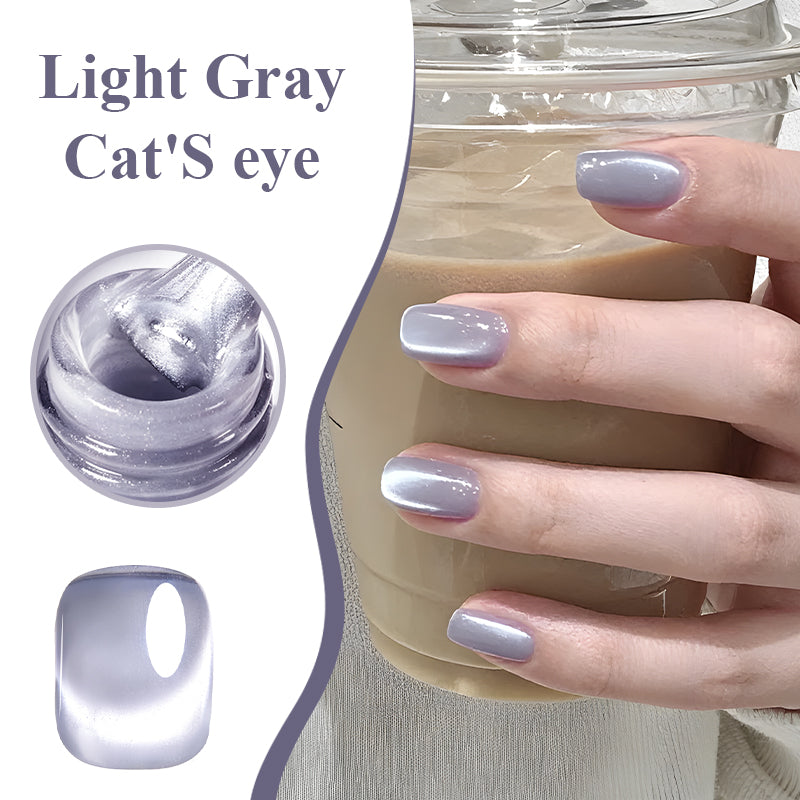 Magnetic Cat-Eye Gel Polish – Milky Nude (10 ml)