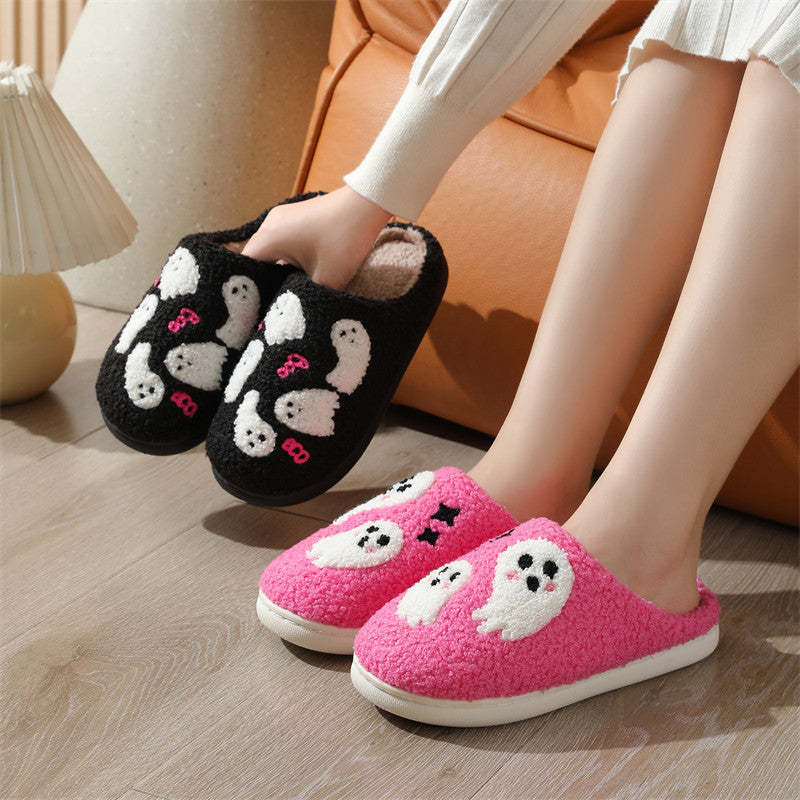 Cute Ghost Plush Slippers