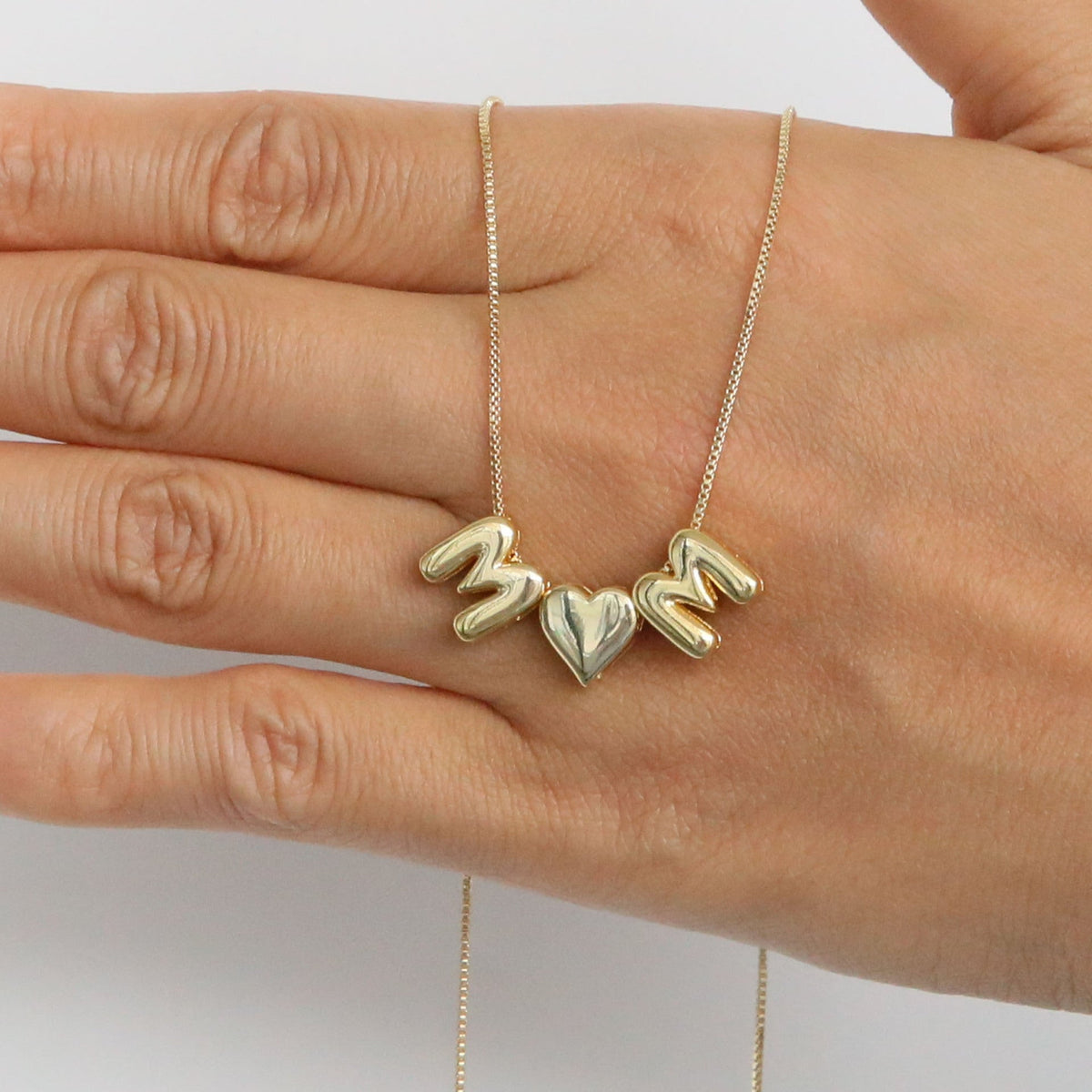 Initial Letter Pendant Necklace