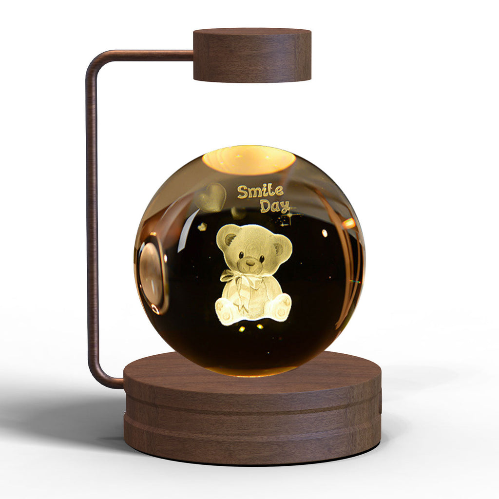 3D Crystal Ball Night Light