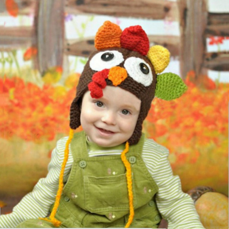 Knitted Turkey Hat
