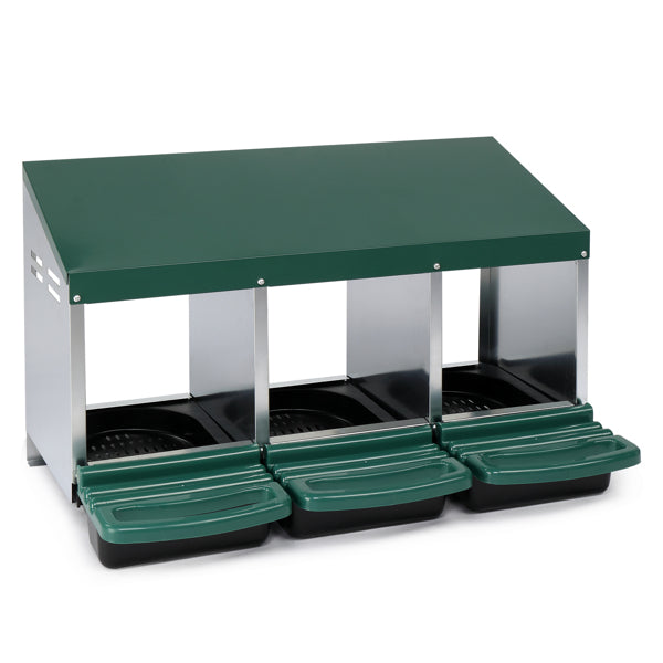 3-Compartment Chicken Nesting Box