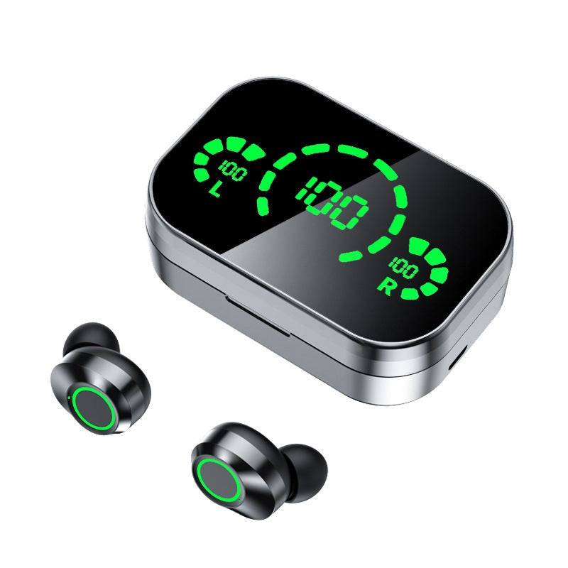 Wireless Earbuds with LED Battery Display