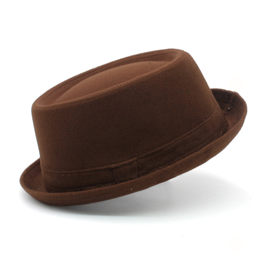 Men's Retro Flat-Top Fedora
