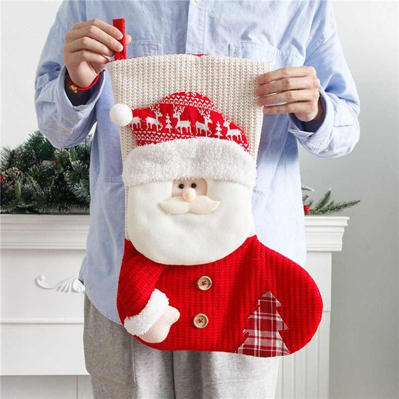Big Knit Christmas Stocking