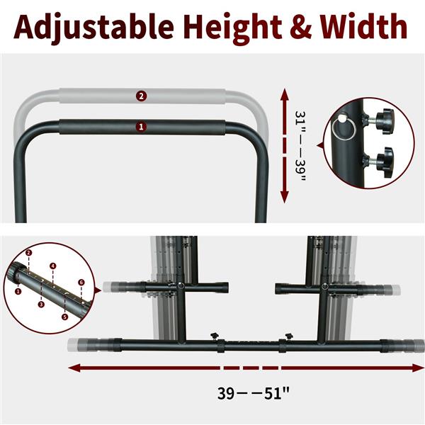 Power Tower Pull-Up Station with Bench