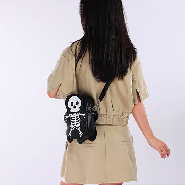 Cute Skull Crossbody Phone Bag