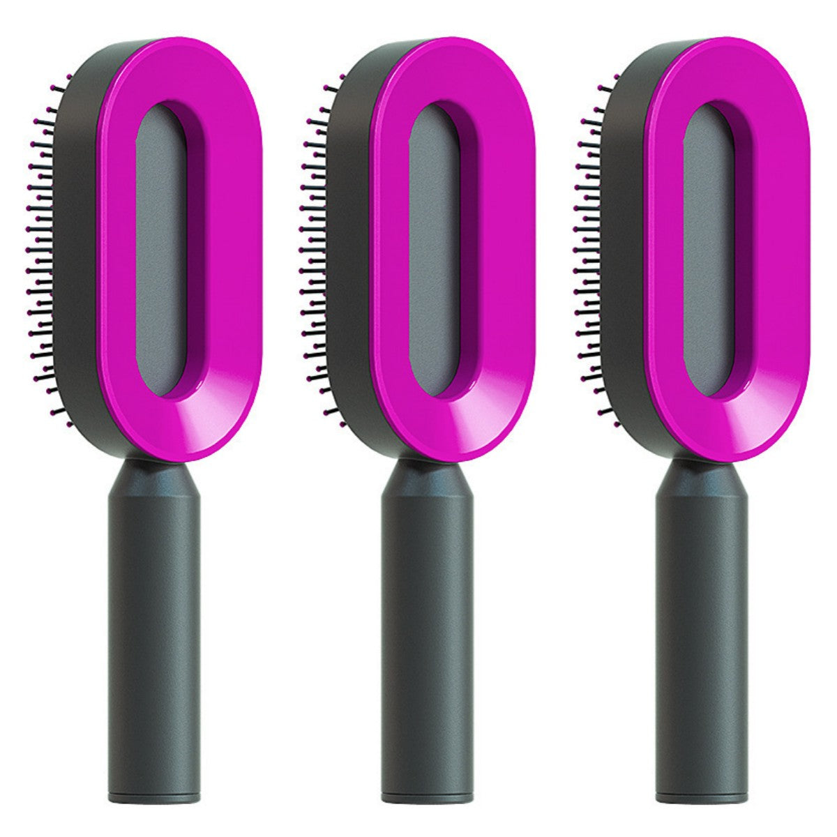 Self-Cleaning Cushion Hair Brush