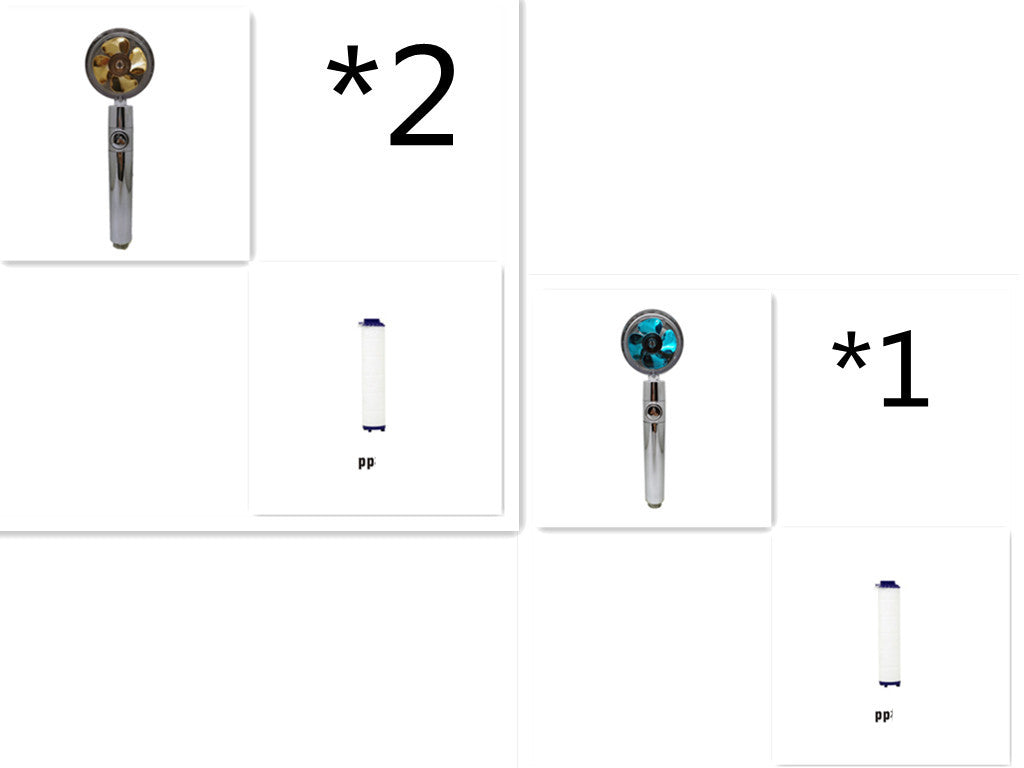 High-Pressure Turbo Fan Shower Head