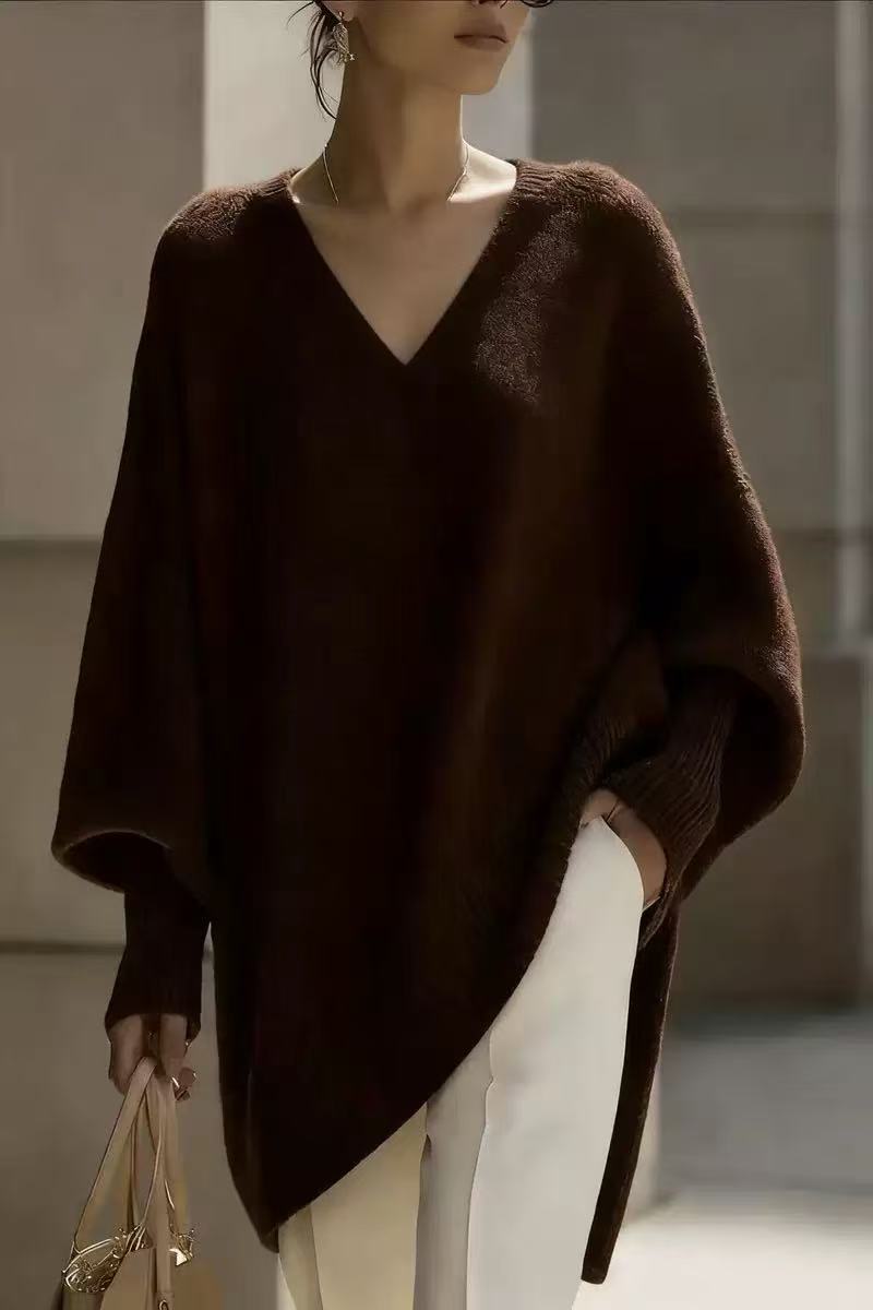 Loose V-Neck Sweater
