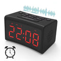 Large LED Alarm Clock with FM Radio