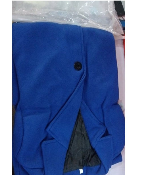 Men's Mid-Length Wool-Blend Overcoat