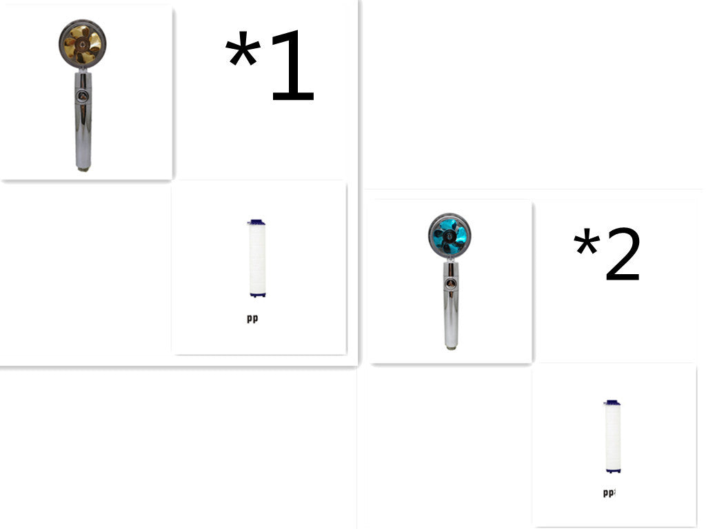 High-Pressure Turbo Fan Shower Head