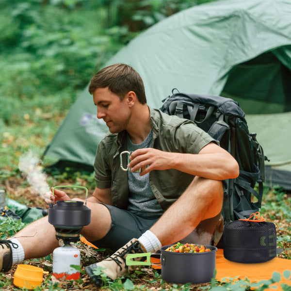 16-Piece Camping Cookware Set