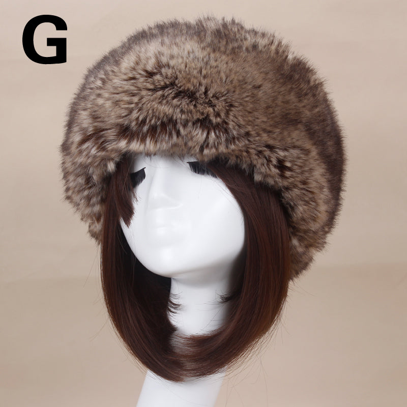 Faux Fur Open-Top Hat