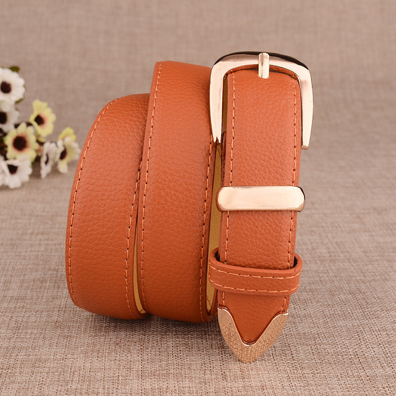 Women's Faux Leather Belt