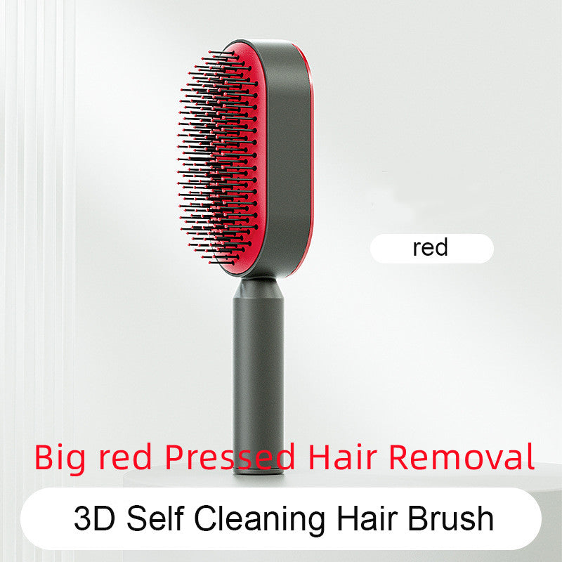 Self-Cleaning Cushion Hair Brush