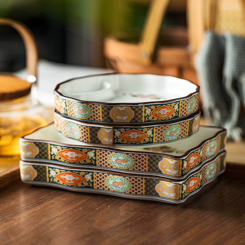 Ceramic Sushi & Dumpling Plate
