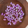Glow-in-the-Dark Acrylic Leaf Beads