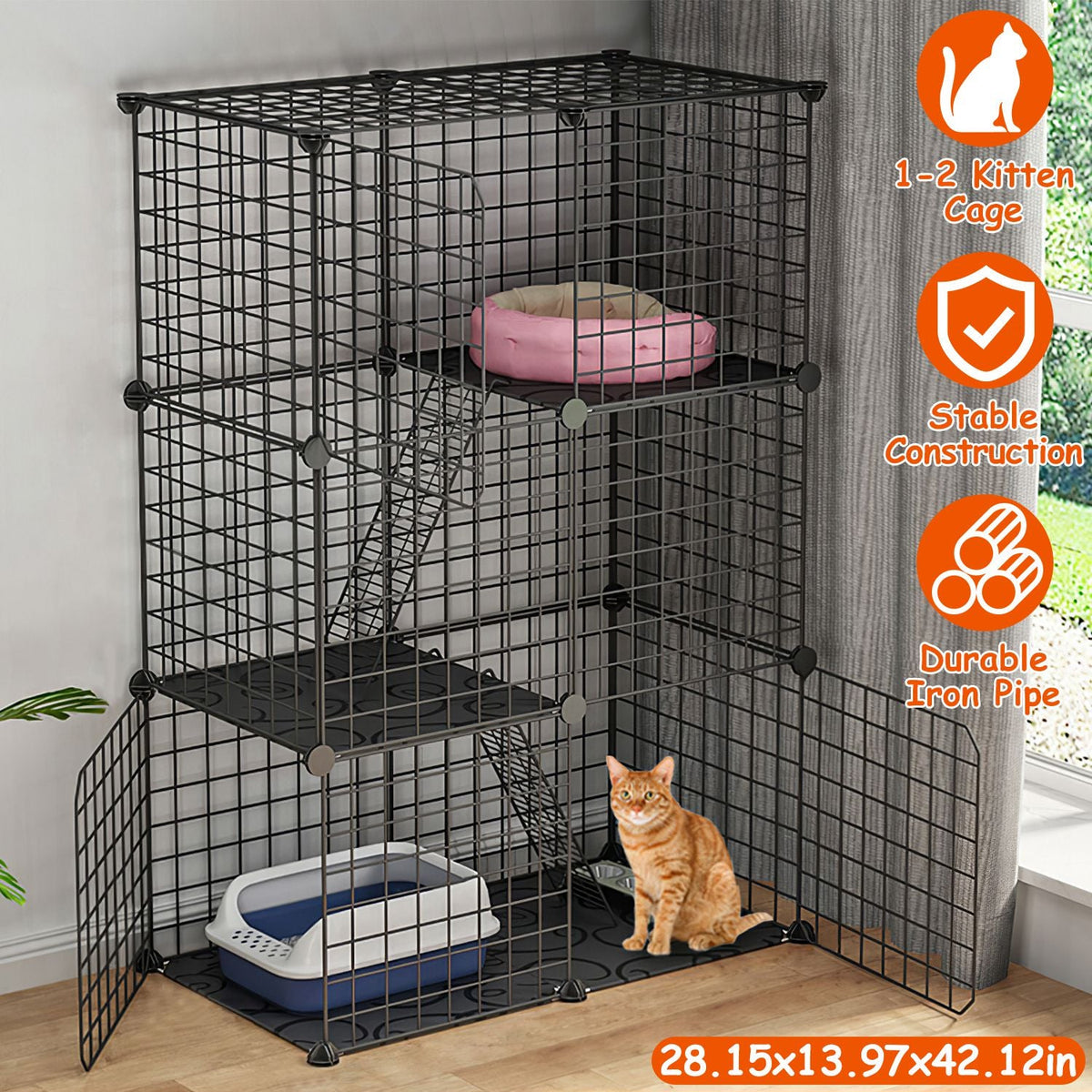 3-Tier DIY Cat Playpen